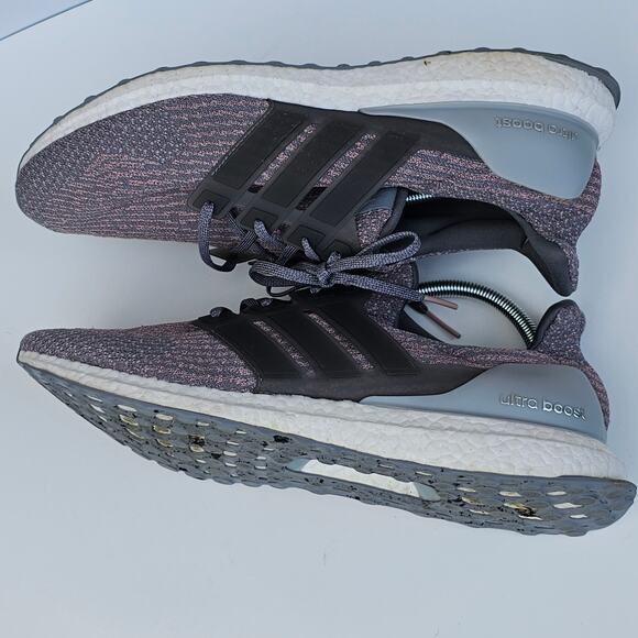 Adidas Ultra Boost  Gray/ Pink 2017 Size 14